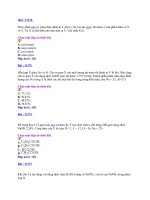 Bộ đề trắc nghiệm-đáp án số 45 môn Hóa