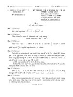 Đề thi chọn học sinh giỏi lớp cấp tỉnh năm học 2012-2013 môn toán cấp THPT 