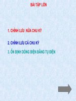 Chỉnh lưu dòng điện xoay chiều