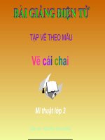 Bài 7 Vẽ cái chai