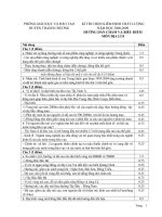 Đáp án Địa lí 8 (08-09)