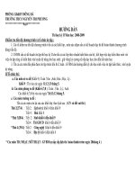 HƯỚNG DẪN THI HỌC KỲ II 08-09