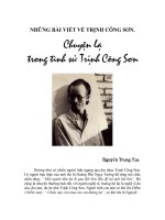 Chuyện lạ trong tình sử Trịnh Công Sơn