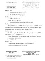 Đề thi tuyển sinh vào THPT Hưng Yên 03-04