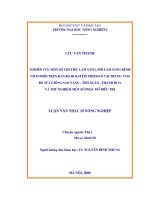 Nghiên cứu một số chỉ tiêu lâm sàng, phi lầm sàng bệnh viêm phổi trên đàn bò holstein friesian tại trung tâm bò sữa giống sao vàng   thọ xuân 