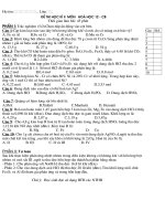 De thi HKII Hoa hoc 12-Nc