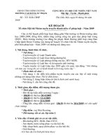 Kế hoạch và thể lệ 