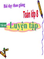 Tinhs chất đường phân giác của tam giác