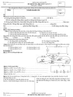 Đề kiểm tra học kì II VL 7