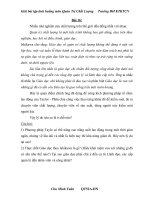 Giải bài tập tình huống môn quản trị chất lượng 