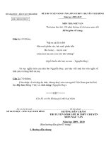 Đề-Đ-án chuyên Văn Thái Bình 2009-2010