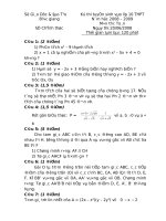 Hướng dẫn giải đề thi vào THPT