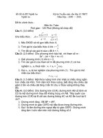 Đề thi vào lớp 10 THPTNghe An 2009 - 2010