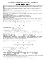 Dãy điện hóa - cấp tốc