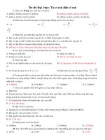 Từ vi mô đến vĩ mô ( Có đáp án)