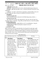 Tiết 19 Chọn sự việc, chi tiết tiêu biểu...