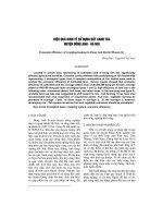 hiệu quả kinh tế sử dụng đất canh tác huyện đông anh - hà nội