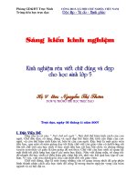 Sang kien kinh nghiem ren viet chu dep cho HS loips 5