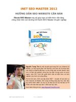 Ebook seo master 2012 - Nguyễn Trọng Thơ iNet
