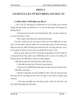 MỘT SỐ Ý KIẾN ĐỀ XUẤT ĐỐI VỚI PHƯƠNG PHÁP HẠCH TOÁN BẤT ĐỘNG SẢN ĐẦU TƯ19