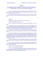 Luật sữa đổi bổ sung của Luật Các tổ chức tín dụng