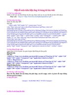 cách trang trí cho web