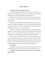 Tác động của tín dụng qui mô nhỏ đối với kinh tế hộ trên địa bàn thành phố huế 