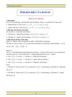 Tuyệt chiêu hàm số 