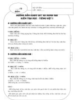 Đề thi TV lớp 1