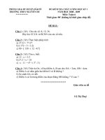 Đề nhân hàng - Đầy đủ