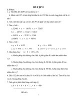 Ôn tập cuối lớp 3