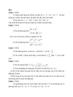 8 đề thi thử đại học môn toán 2013
