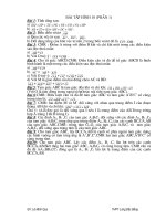 Bài tập ôn chương 1- HH 10