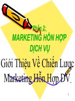 Marketing hỗn hợp DV 