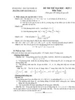 De thi thu dai hoc 2009 lan 2