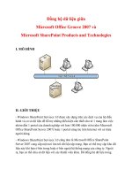 Triển khai hệ thông Sharepoint 2007