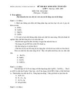 đề HSG Hóa9- Cao Băng