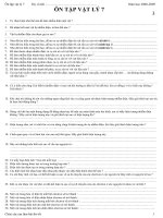 Tổng hợp các đề thi đề cương ôn tập VL7 phần  3