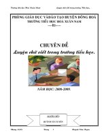 Chuyên đề luyện chữ viết