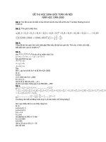 de thi hs gioi toan HN