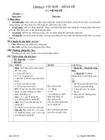 Đại số 10  CHUẨN