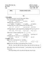 Đại số 8 tiết 57