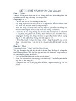 ĐỀ THI THỬ KHỐI 9 NĂM HỌC 2009 - ĐỀ 6