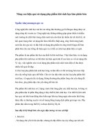 Nâng cao hiệu quả sử dụng phụ phẩm khí sinh học làm phân bón 