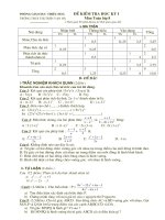 Đề thi học kì - toán 8