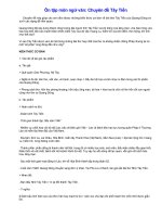 Ôn thi TN: Chuyên đề Tây Tiến