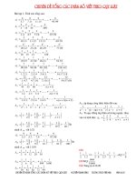 Chuyen de tong day phan so viet theo quy luat