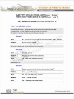 EVERYDAY ENGLISH FROM AUSTRALIA