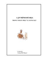 Lập trình đồ họa dạy Toán