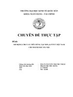 MỞ RỘNG CHO VAY TIÊU DÙNG TẠI NHN0 & PTNT VIỆT NAM CHI NHÁNH BẮC HÀ NỘI